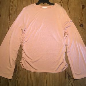 **3/$10** EUC, Leith Nude Pink L/S Blouse, XXL